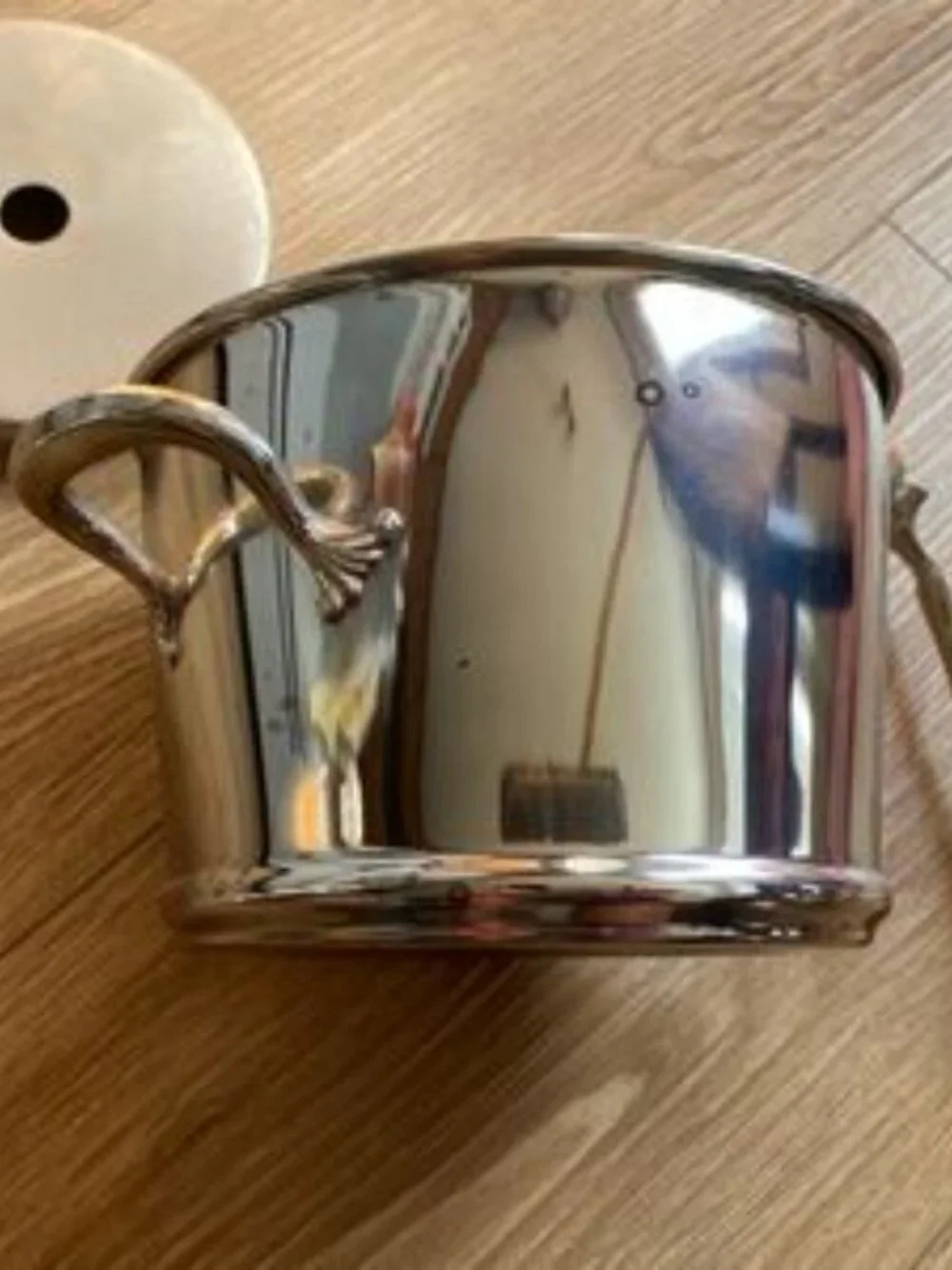 Vintage E.P. Copper & B.M. Mounts Primrose Plate (Silver) Ice Bucket & T